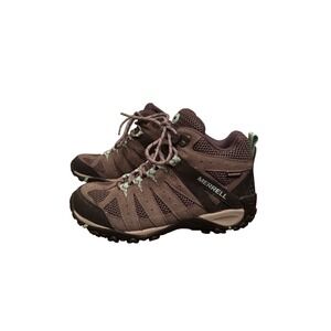 Merrell Women's Waterproof Hiking Boots Dark Grey Teal Size 7